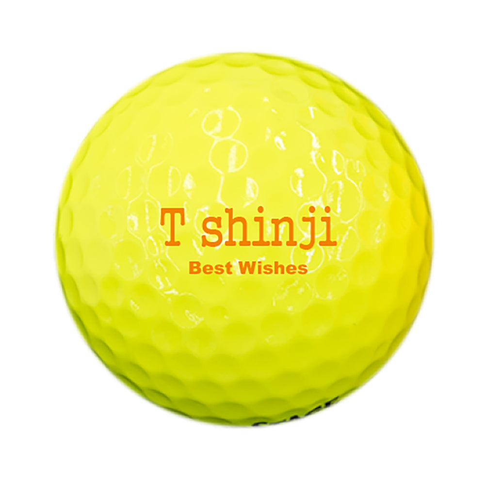 シンプルメッセージ ゴルフボール（ツアーステージEXTRA DISTANCE）12球セット