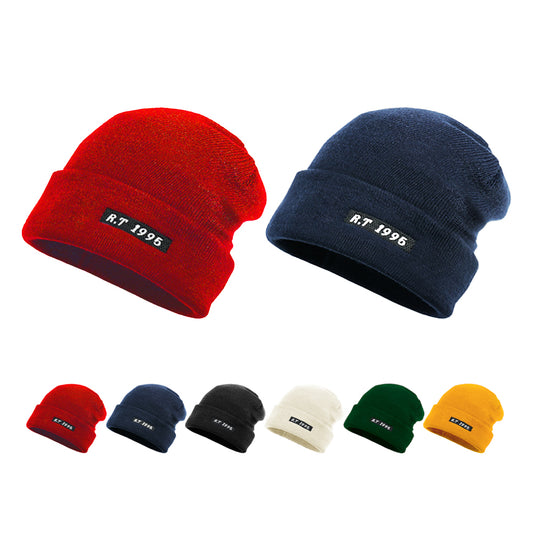 シンプルメッセージ ニット帽（全6色）ペアセット